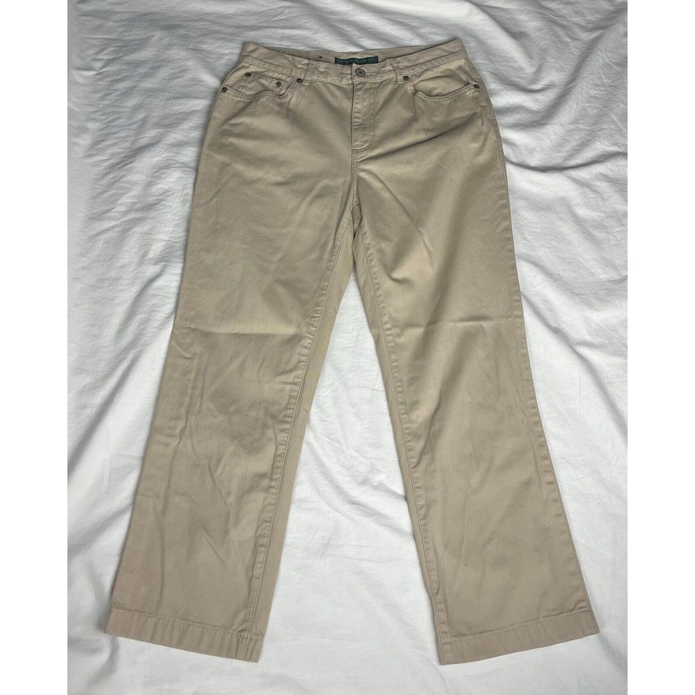 Lauren Jeans Co. Ralph Lauren Authentic Denim Outfitters Women's Pants Size 6 - Picture 2 of 11